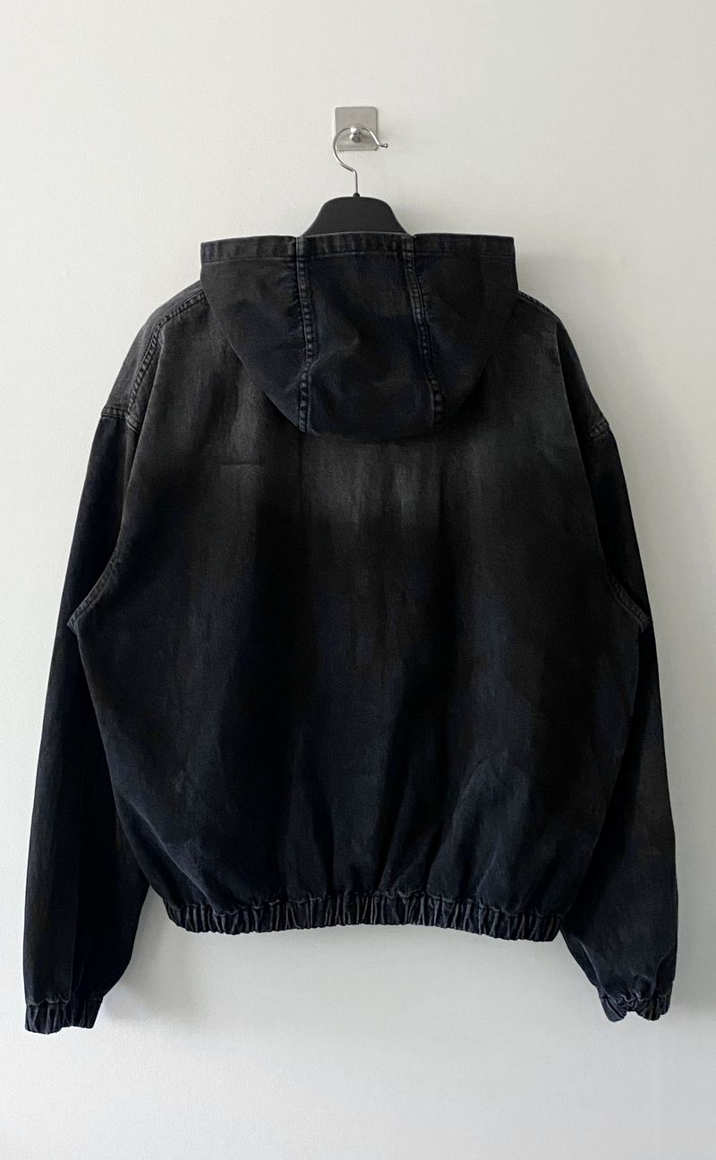Aceite set up denim hood jacket