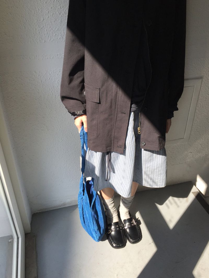 Marie Wave Shoulder Bag (8color)