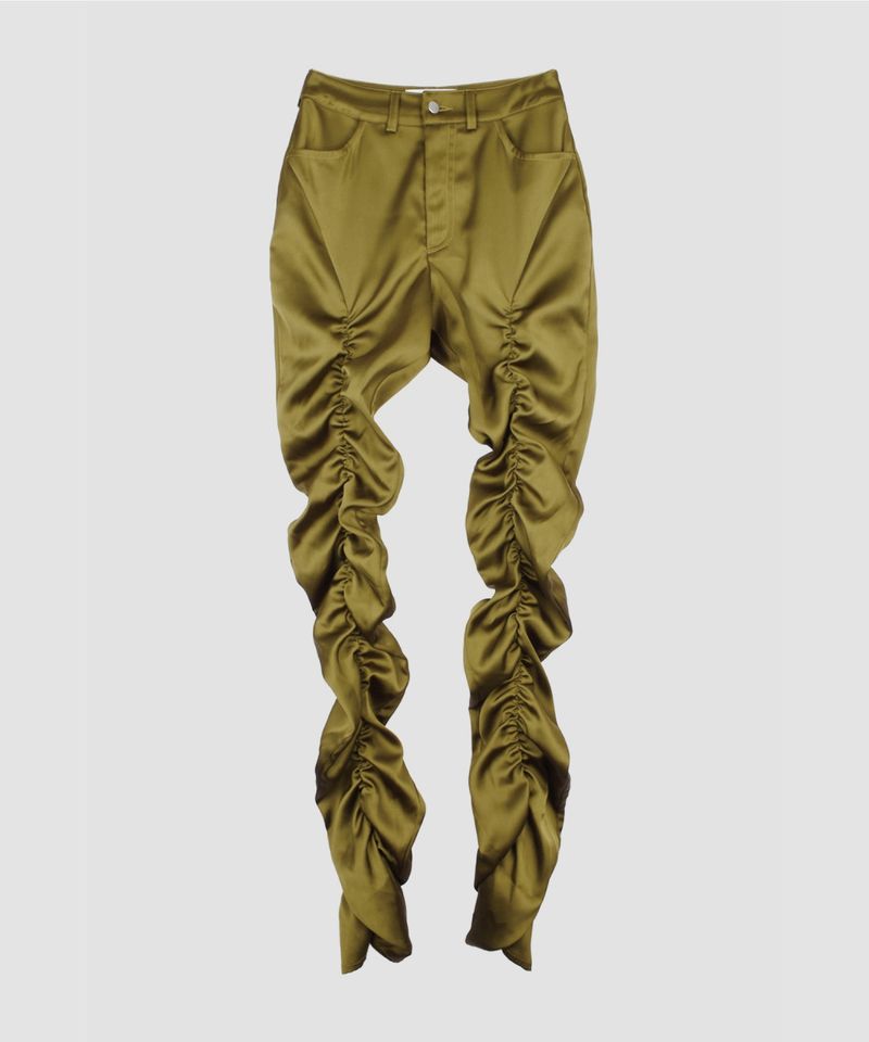 FLARE GATHER PANTS