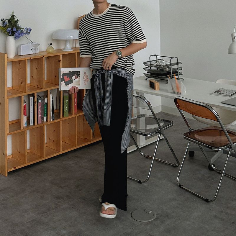 3 TAP Shirt Layered Slacks (2color)