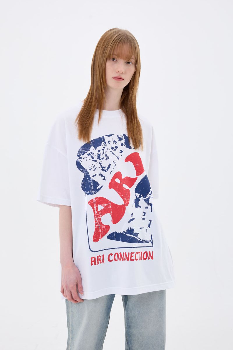 PURRING T-SHIRT / WHITE