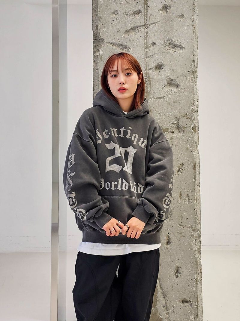 VENTIQUE（ベンティーク）の「VENTIQUE Pigment 20 Napping Hoodie 3color（Tops）」