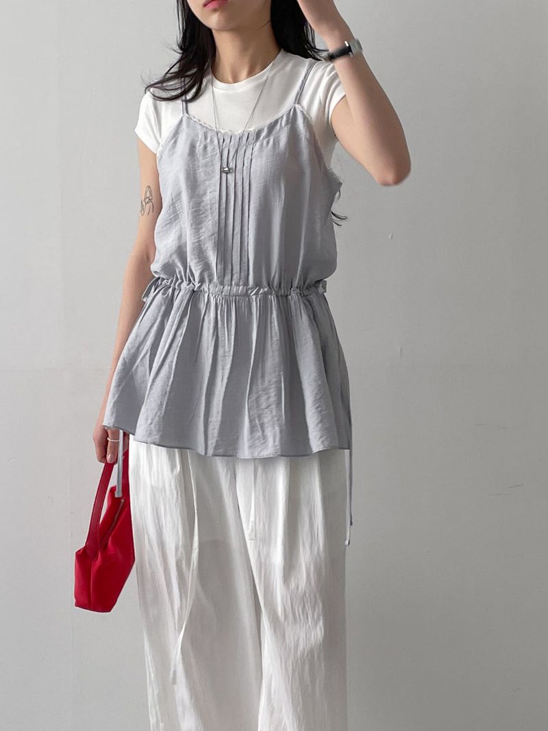 INCHANT ME(インチャントミー)の「Fog Lace Frill Bustier(Tops)」