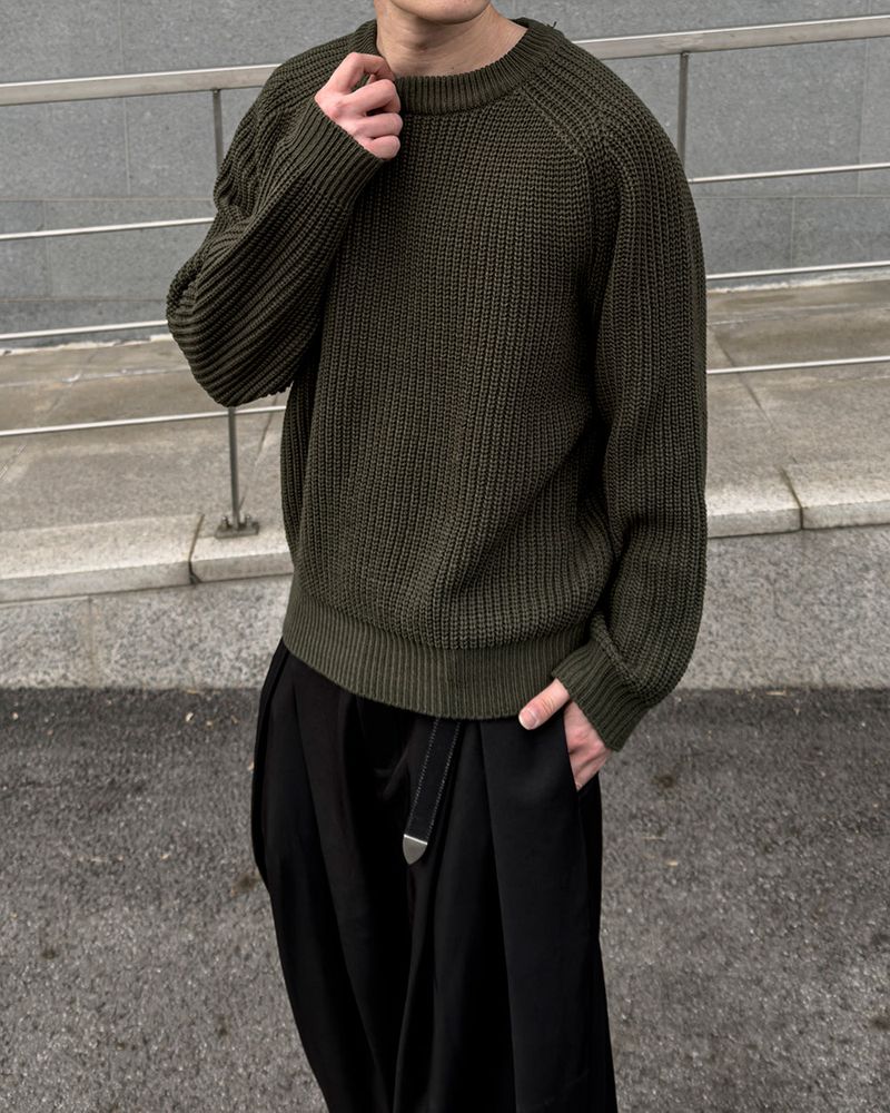 Hild Panel Cropped Hachi Knit