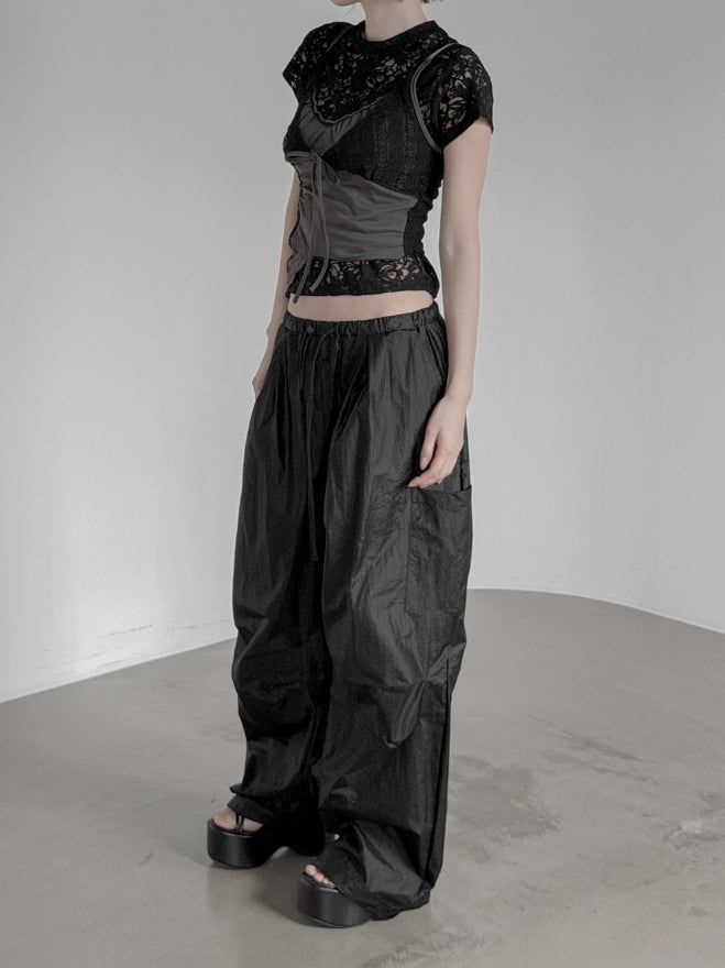 Toreve Nylon Wide Pants