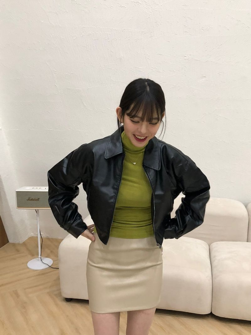 Malo short leather jacket
