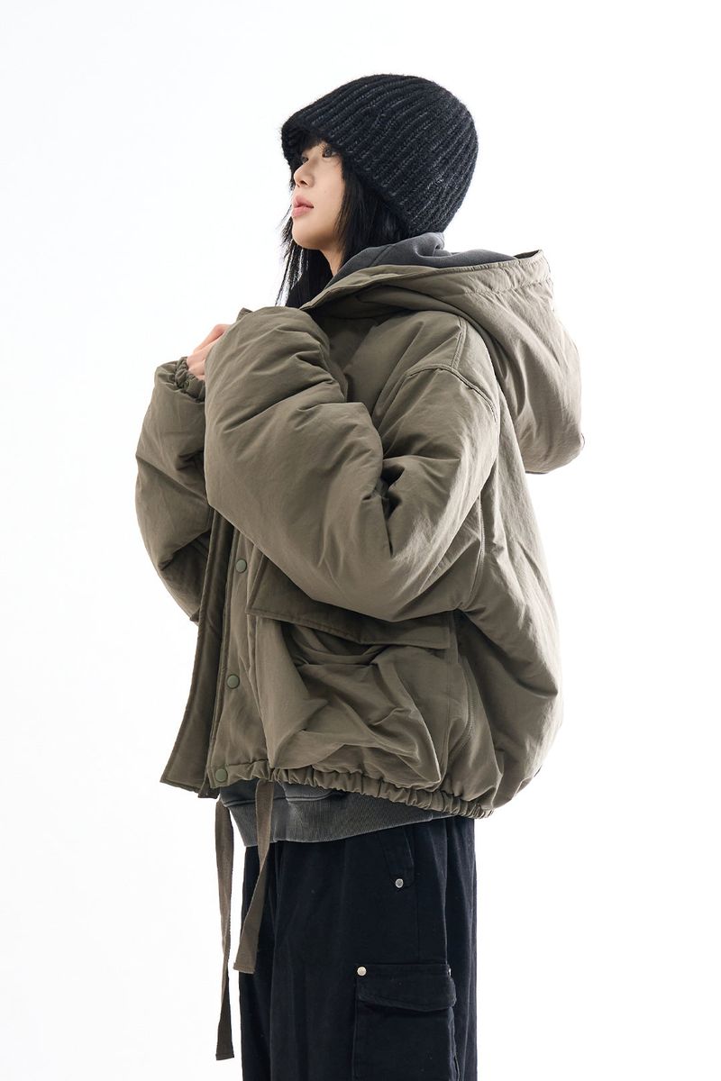 Ribbed deep wool bucket hat