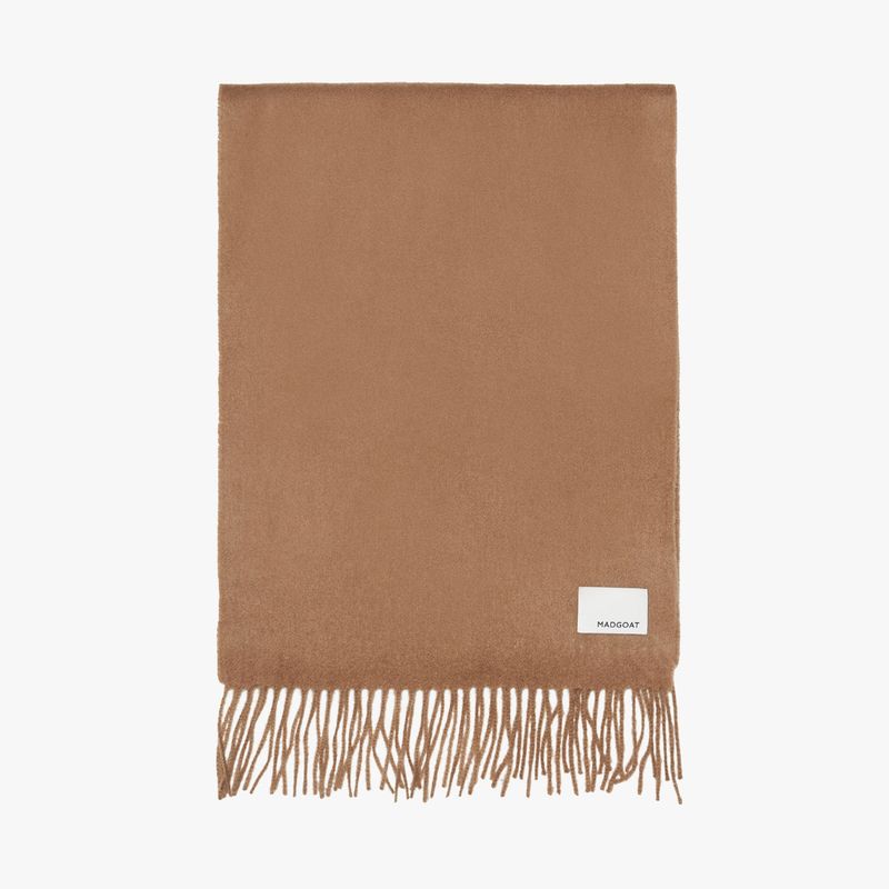 MADGOAT(マッドゴート)の「Wool Woven Scarf Solid_Camel(Fashion Accessories)」