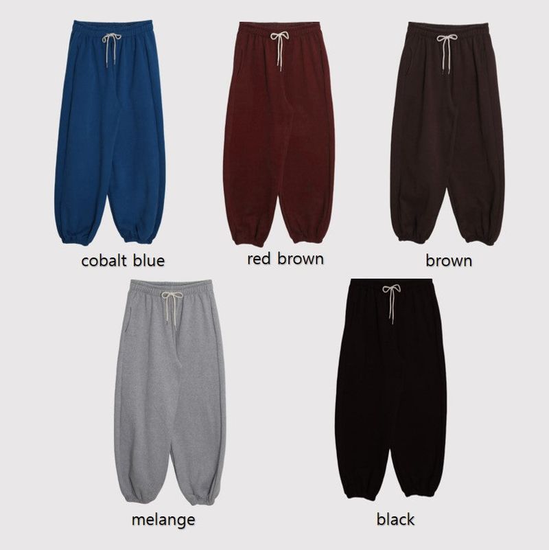 Teddy Bear Patch Training Jogger Pants (10color)