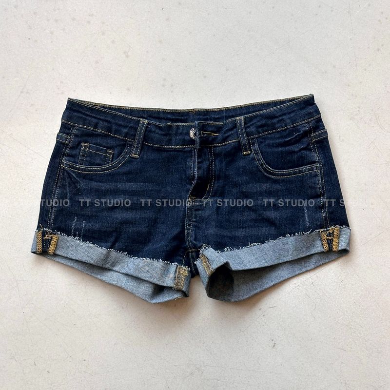 Vintage mini short denim-PT