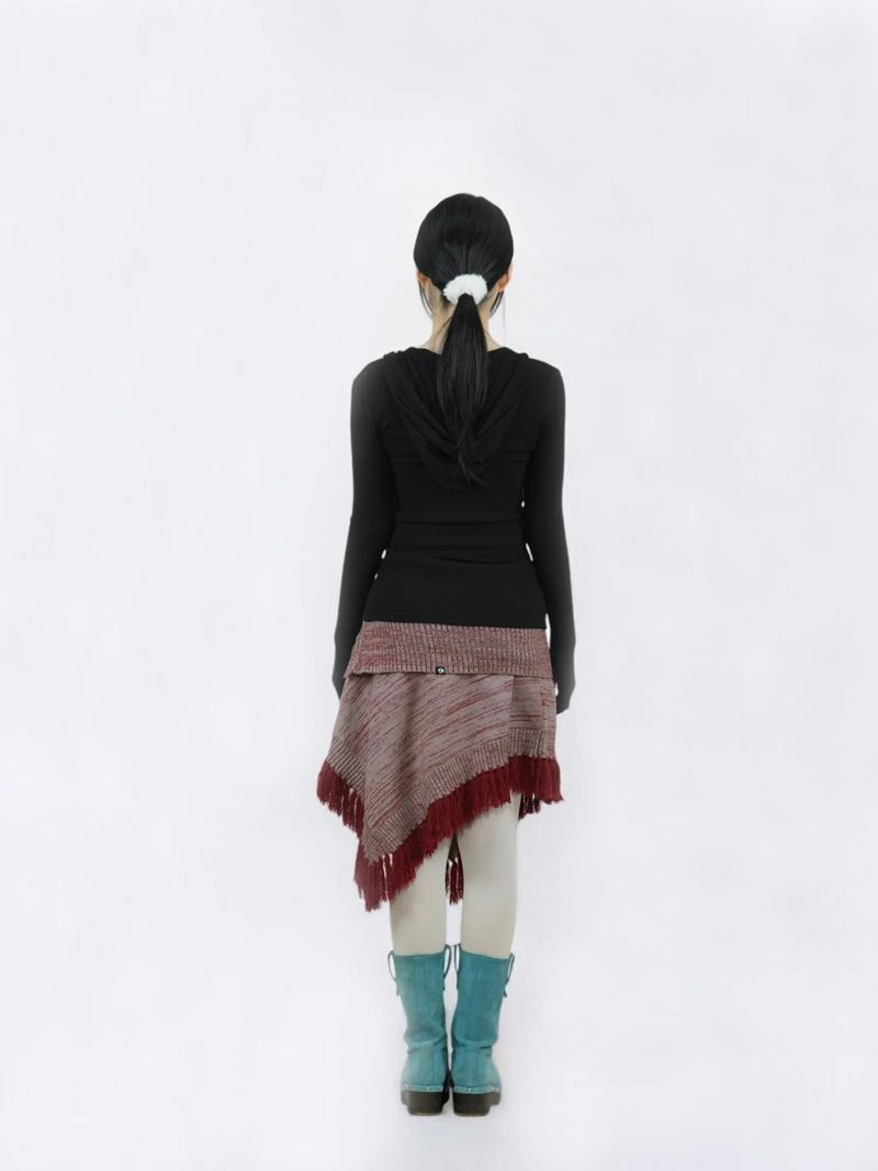HOODIE WARMER CARDIGAN (BLACK)