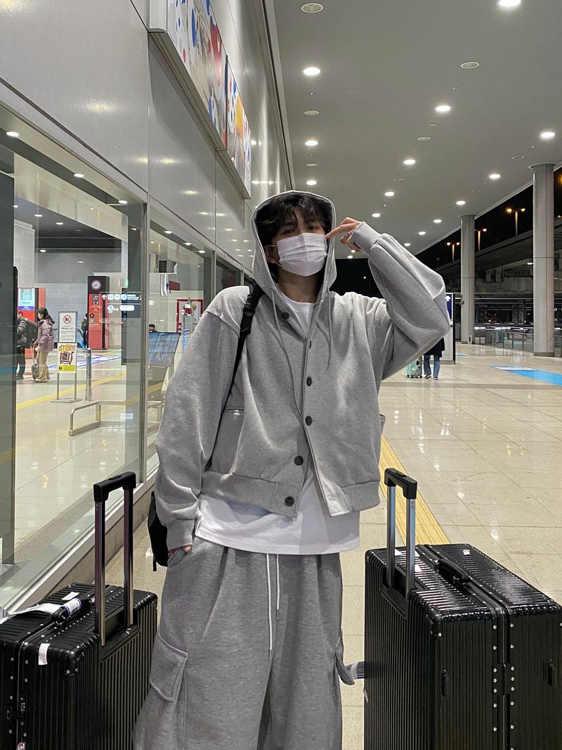 Ed Big Cargo Sweat Pants (4color)