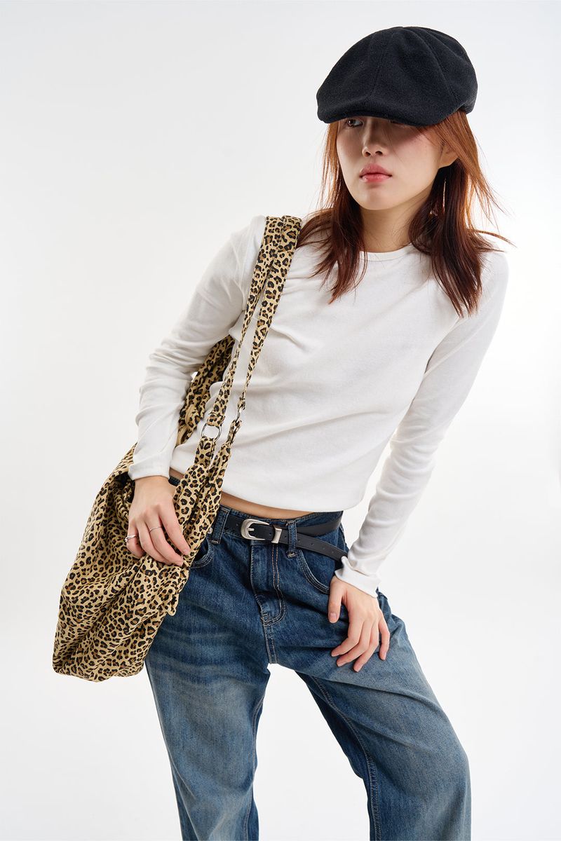 Leopard big shoulder bag
