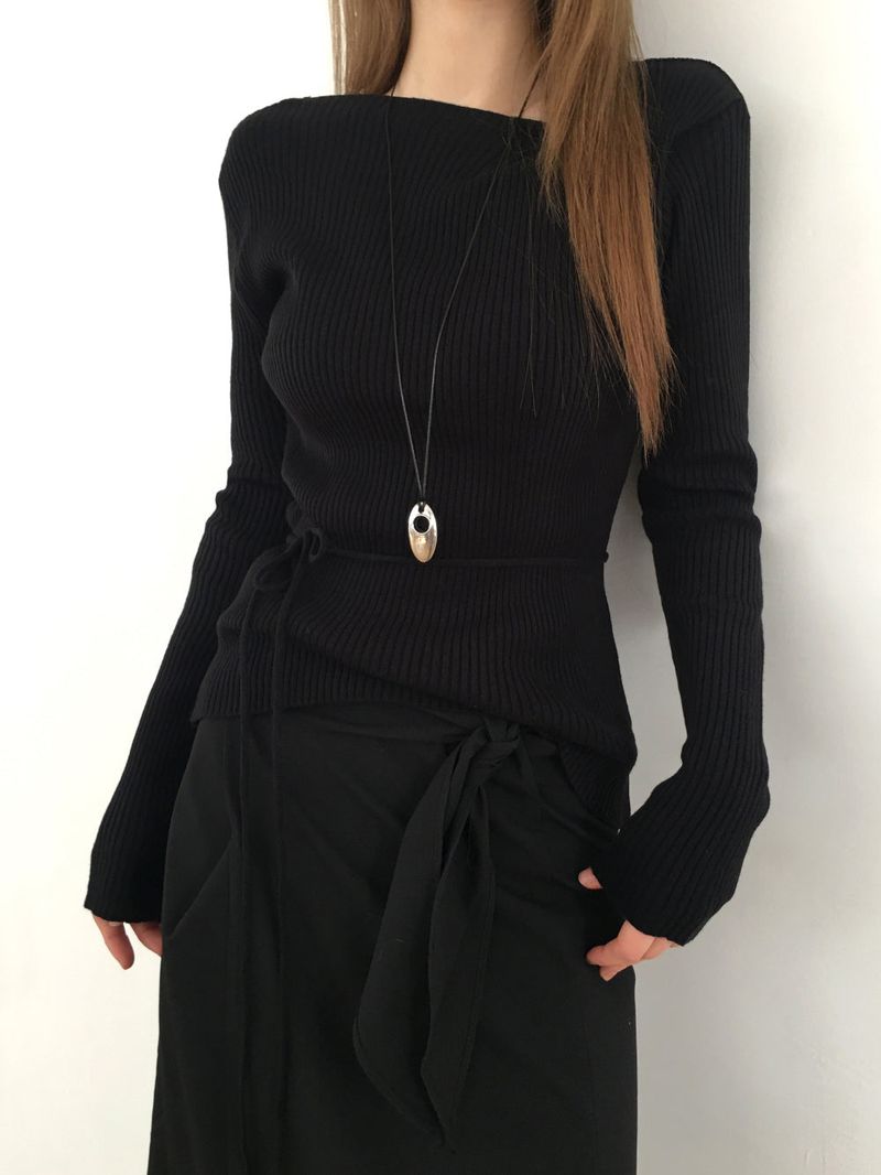 Amour drape knit