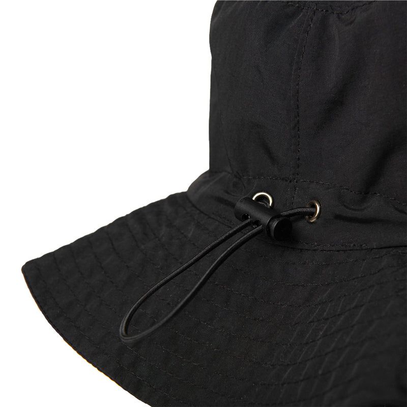 FLARE STRING BOONIE HAT [BLACK]