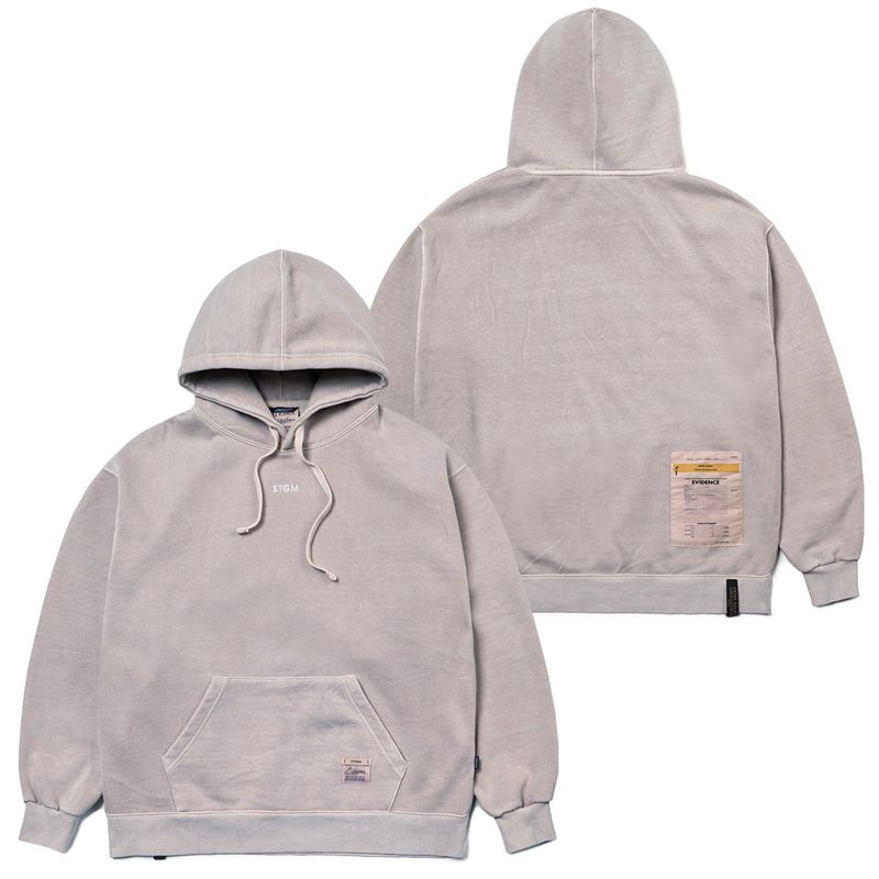 STIGMA(スティグマ)の「22 SCRAPE PIGMENT OVERSIZED HEAVY SWEAT HOODIE BEIGE(Tops)」