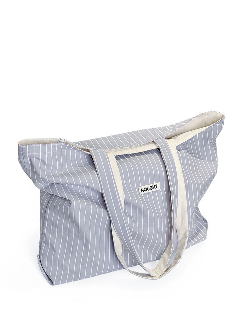Emb Logo Cotton Day Bag / ST Grey