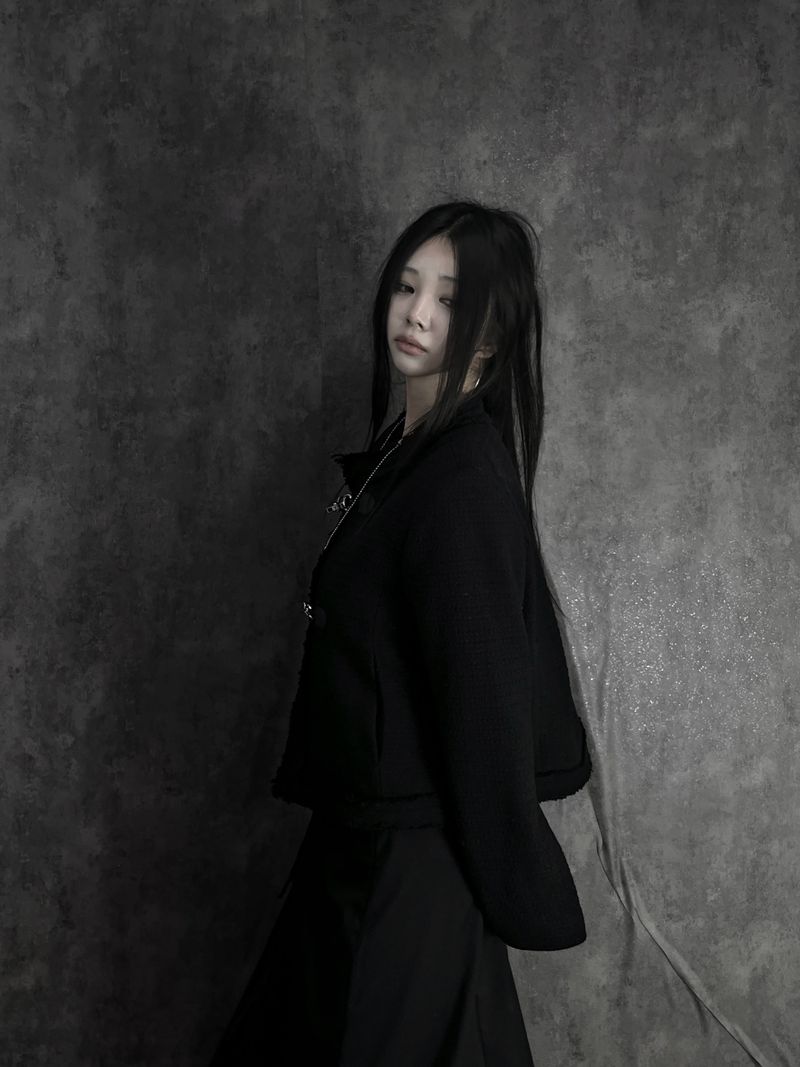 buckle tweed jacket (2color)