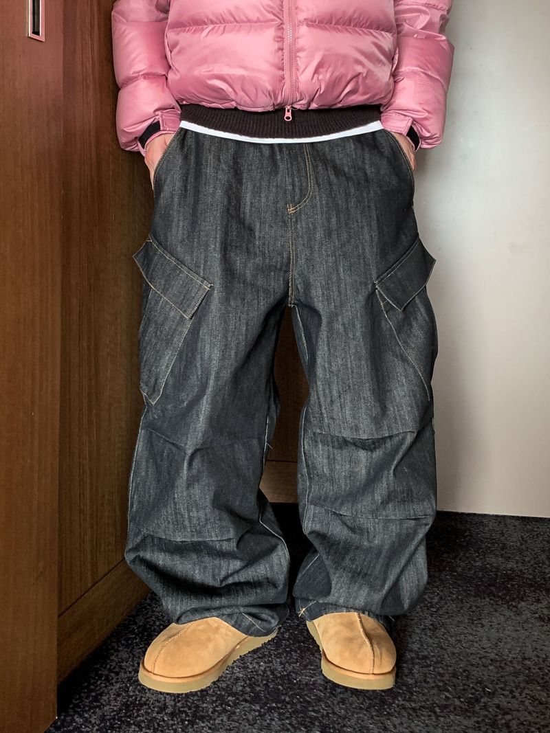 Kant Raw Bias Cargo Pants