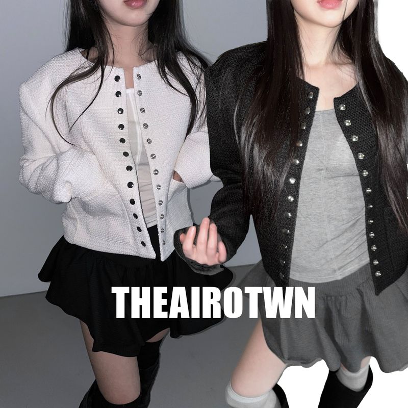 THEAIRTOWN（ザエアータウン）の「deejky ツイードジャケット (2 color)（ジャケット/アウター）」