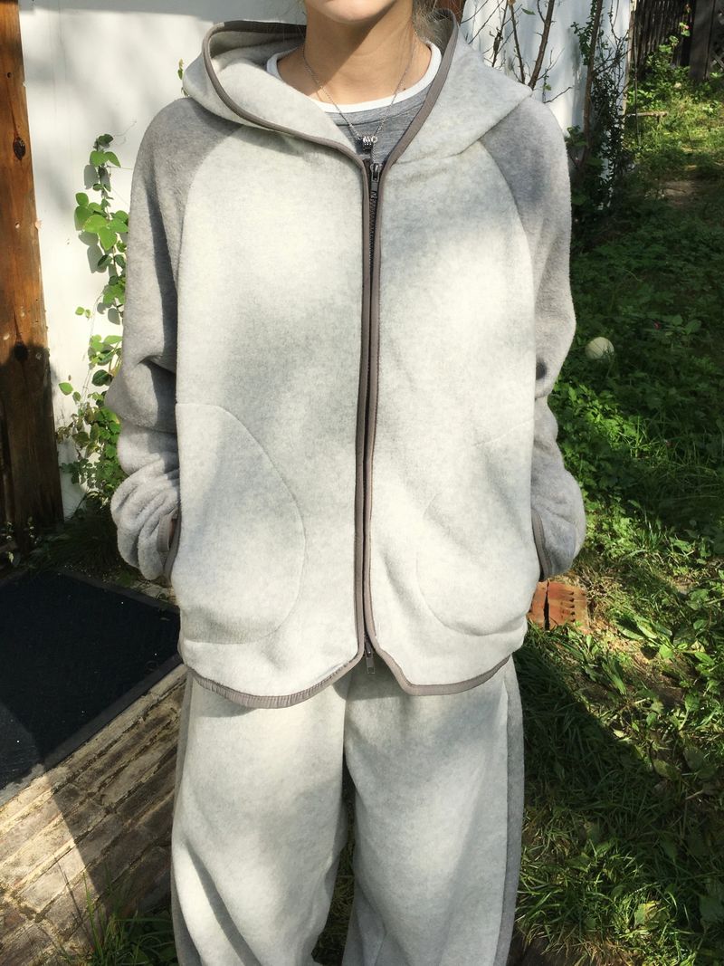 [SET] Fluffy Winter Fleece Zip-Up (3c)