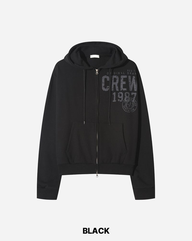 Sub Crop Hoodie Zip-up
