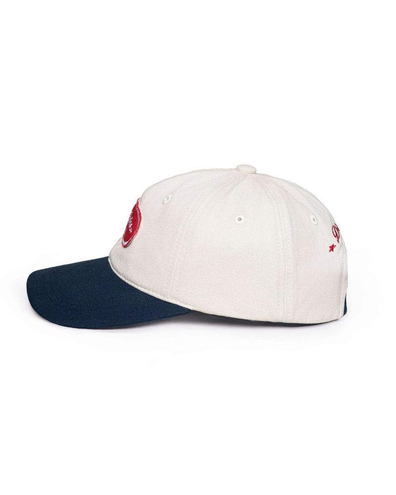 Cap DirtyCoins Patch Logo Two Tone Cream Navy