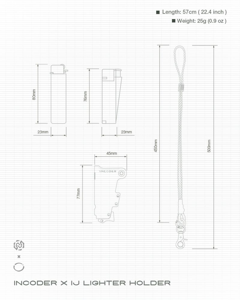 INCODER x IJ lighter holder