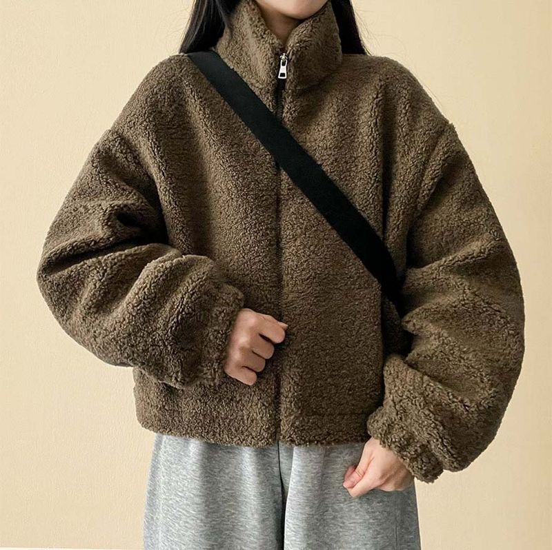 Pelo Thick Dumble Fleece Zip-Up Jumper