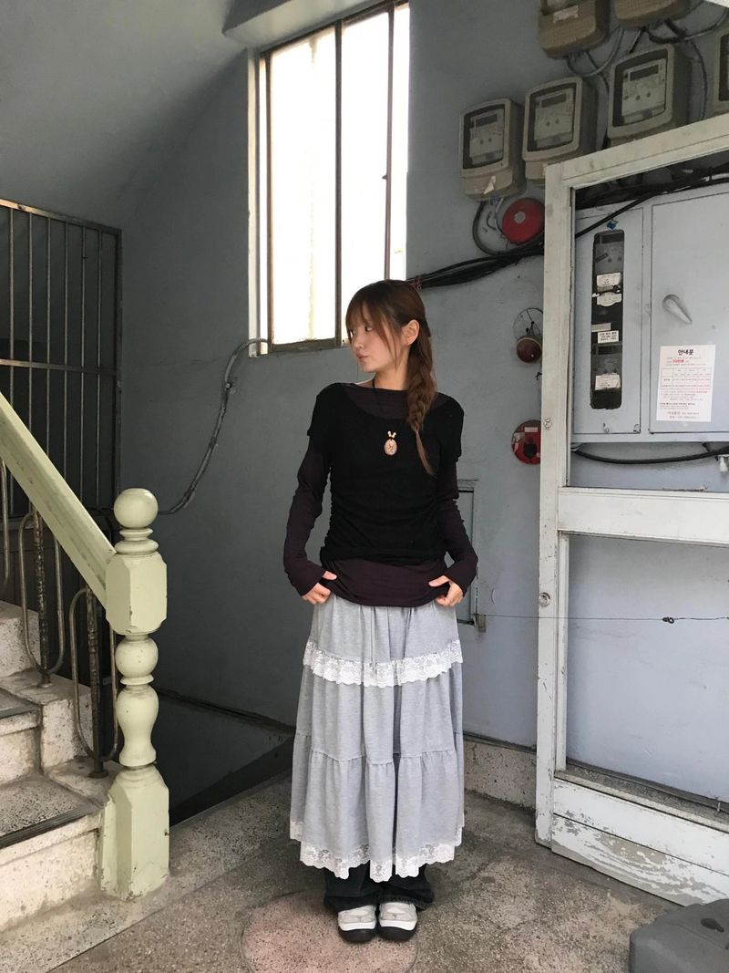 katz lace banging skirt