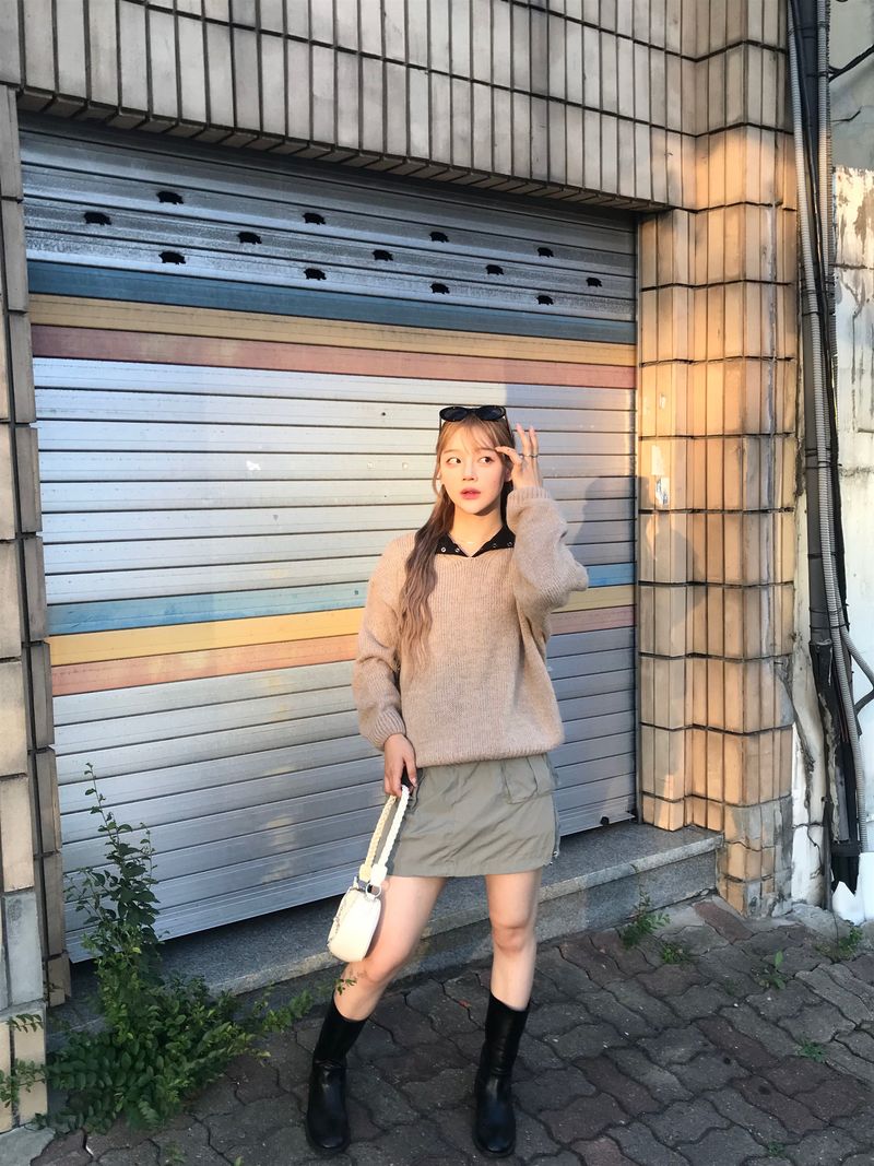 Larvate mini skirt