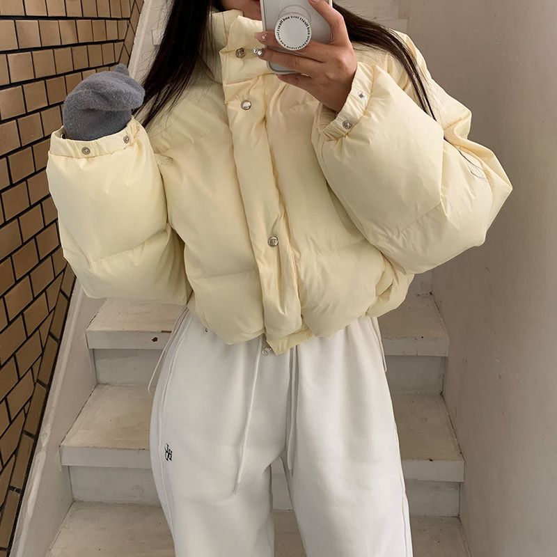 [BELLIDE MADE] Smoke Creamy Two-Way Short Padding