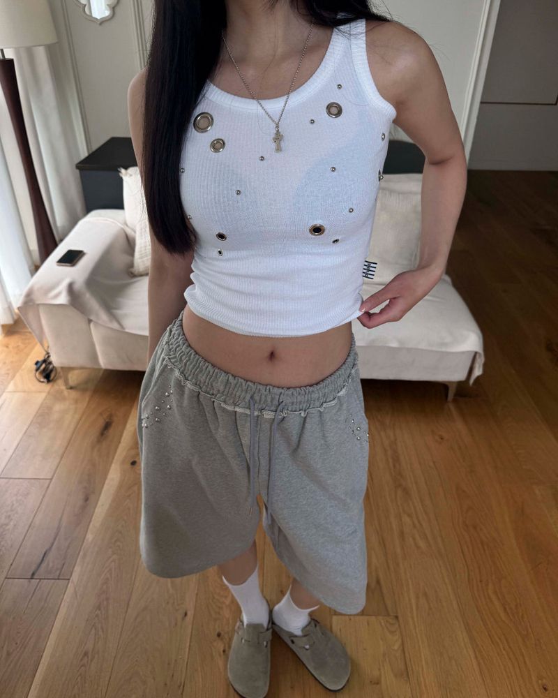Stud sleeveless (2 color)