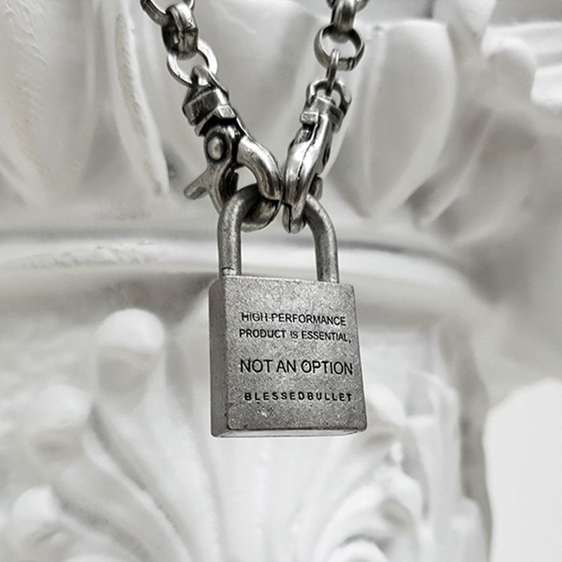 lock motive II chain necklace_LARGE_Ochain
