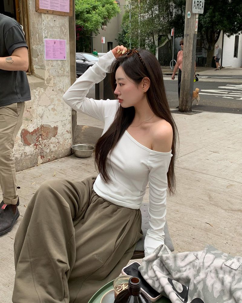 [ORIGINAL] Fib Pintuck Wide Training Two-Way Pants