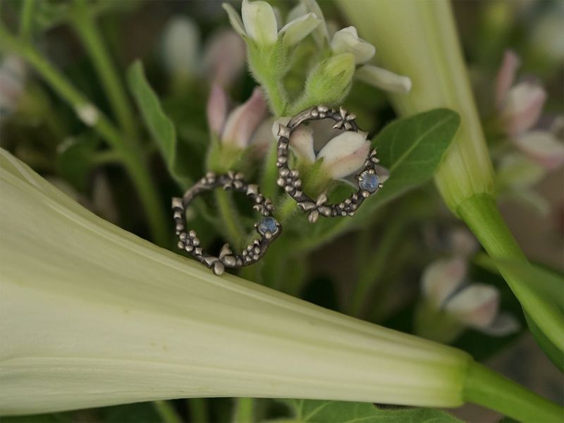 【MADE】 Bubble garden earring