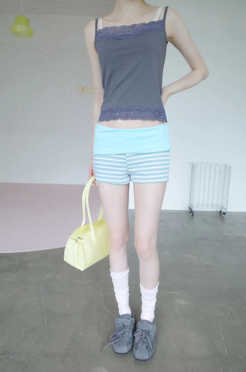 ナナストライプショートパンツ（4color）