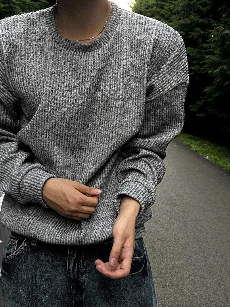 COSYHARU（コシハル）の「レノイユニセックスニットスウェットシャツ 10C（トップス）」