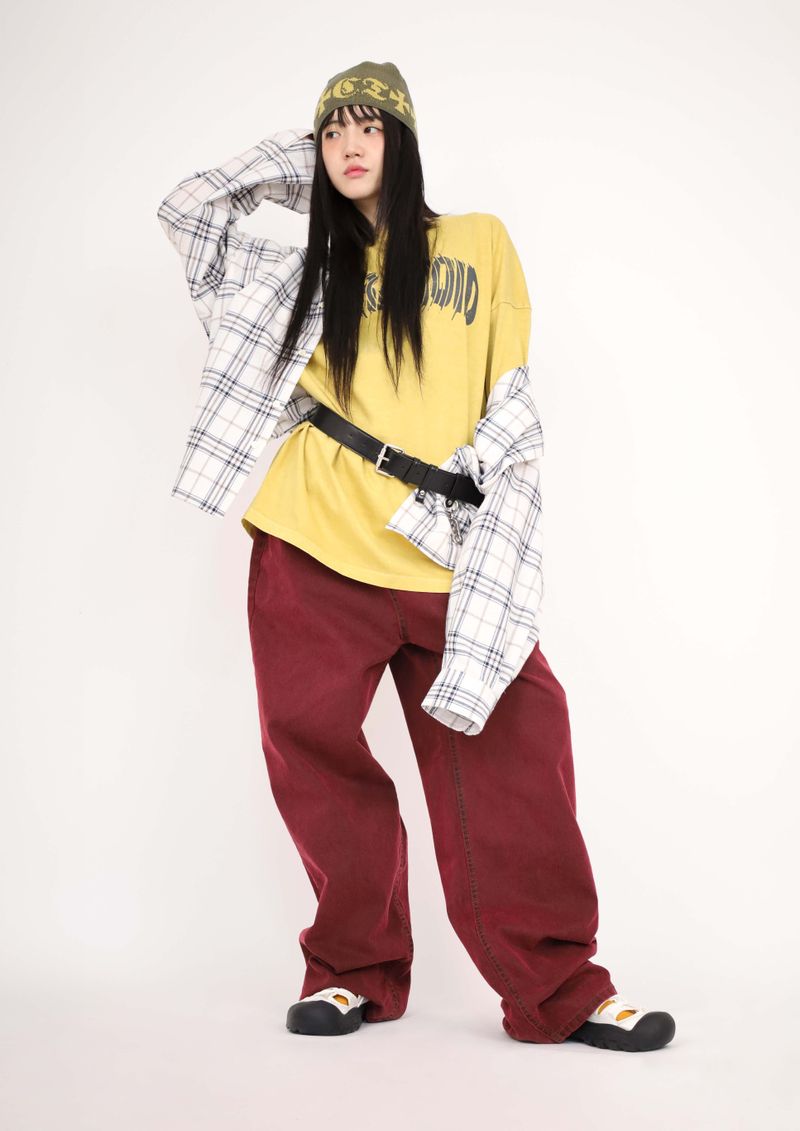 Bold Hue wide jeans