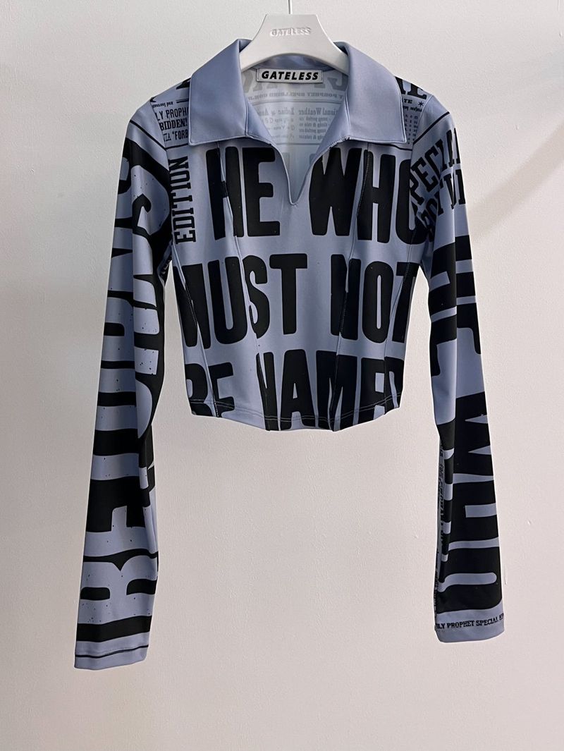 NEWS COLLAR T-SHIRT