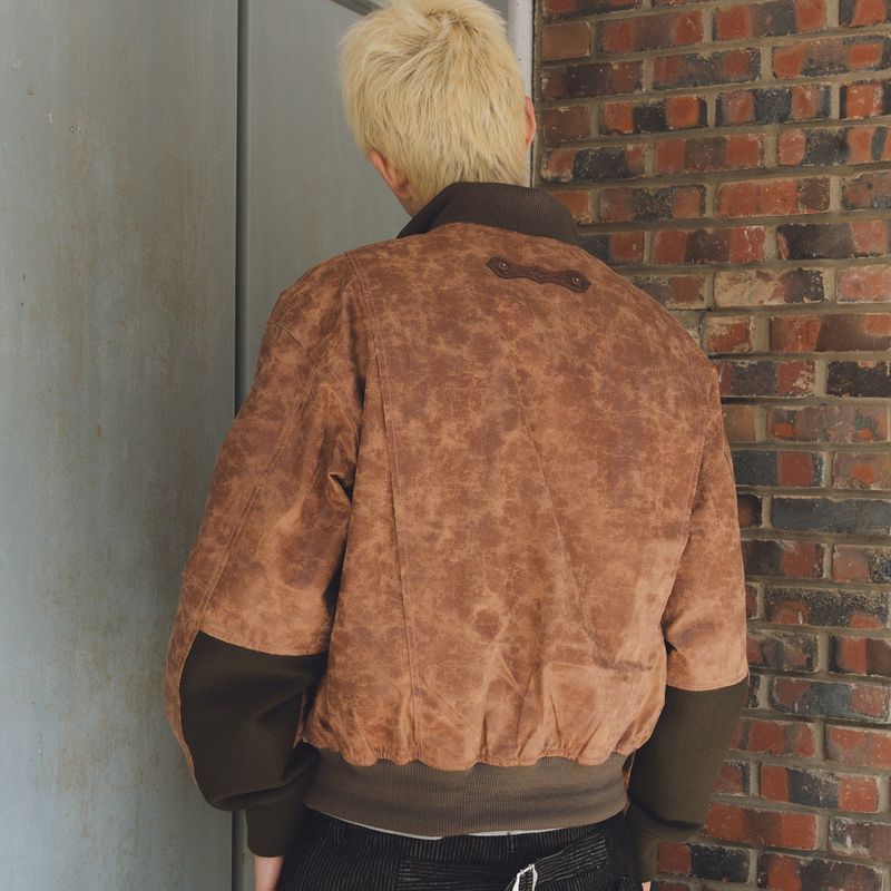Tankers leather jacket / Brown