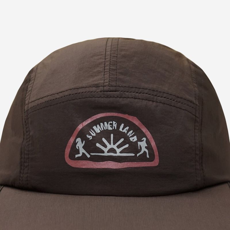 Lightweight Summer Camp Cap (Brown)