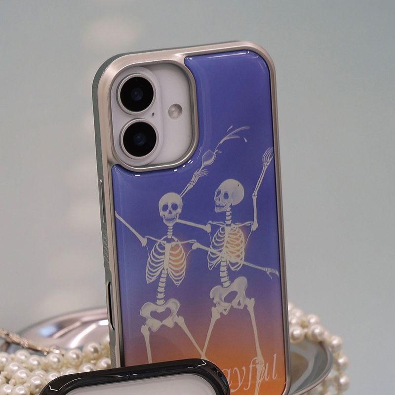 [Epoxy silver]Bone case