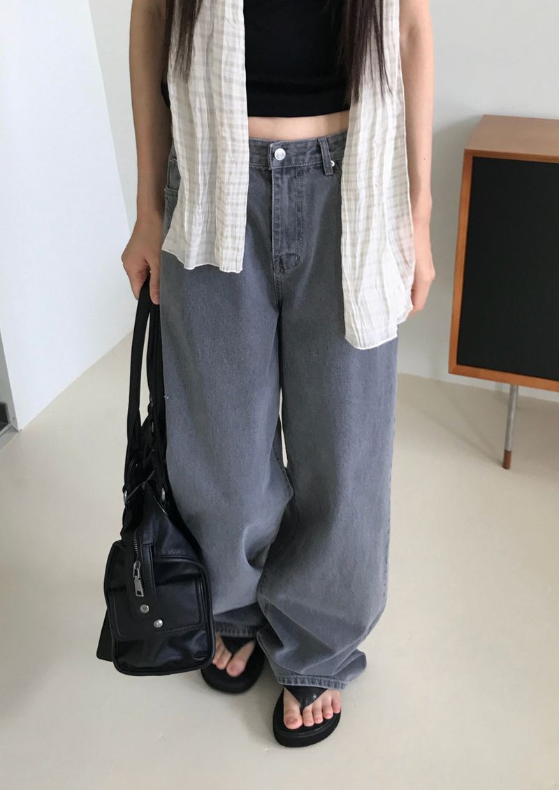 [ORIGINAL] Vine Straight Wide Denim Pants