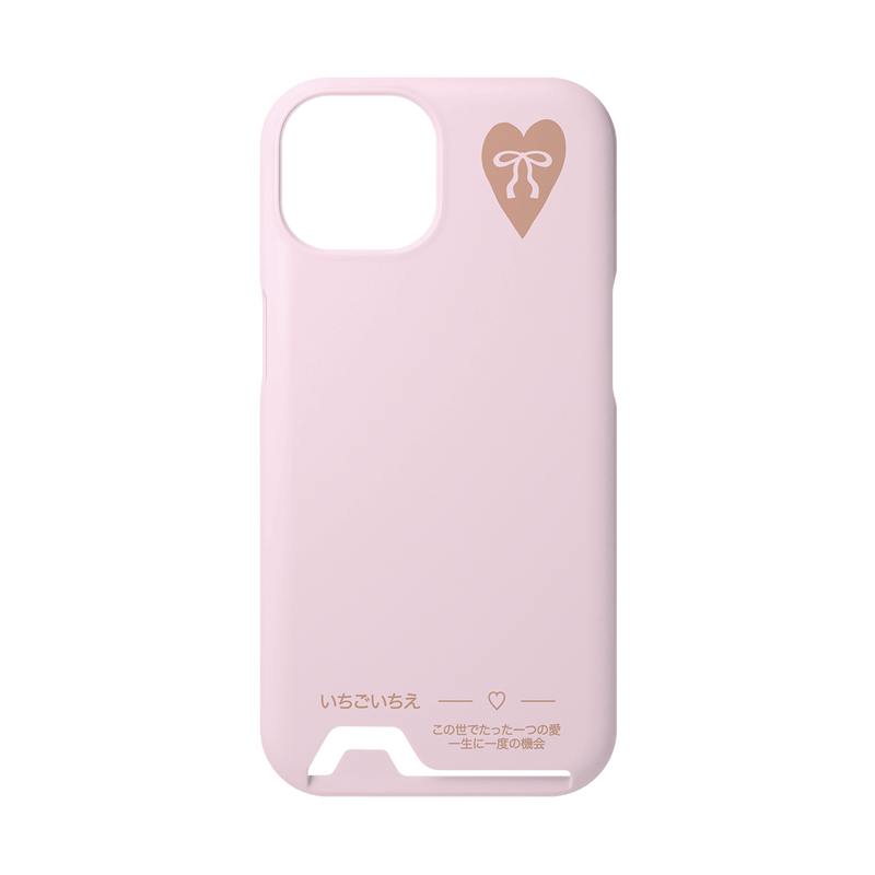 mi ❤︎ littleboutique（ミ❤︎リトルブティック）の「ICHIGOICHIE Card Pocket Case - BROWN（Smartphone Accessories）」