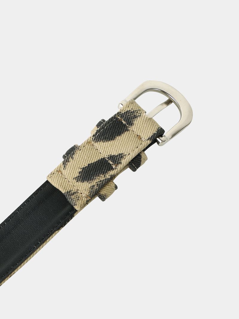 No.1429 leopard eyelet belt (3color)