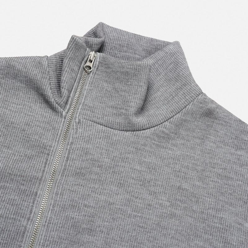 Moore Side Knitted Zip Up