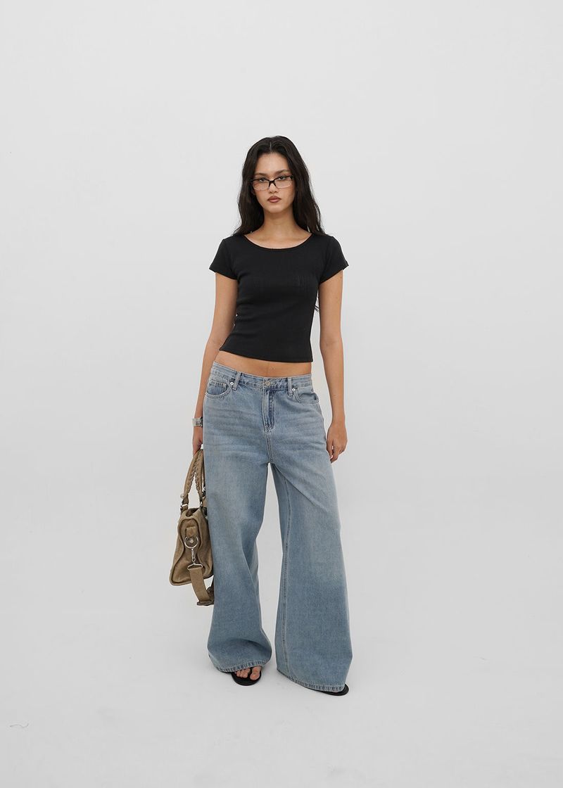 [B-BASIC] Punching Short-Sleeve Tee (2 Sizes)