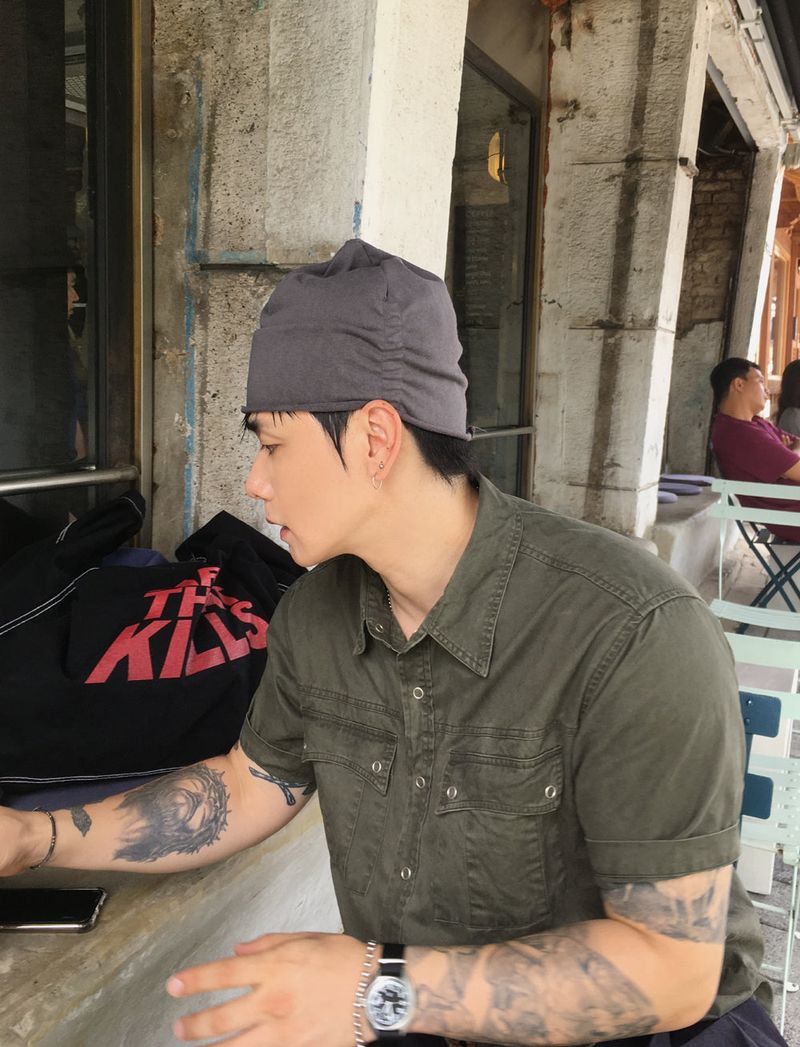 No.1815 S thin shirring BEANIE (4color)