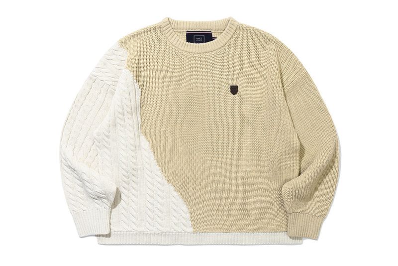 DESTROYED CABLE MIX KNIT